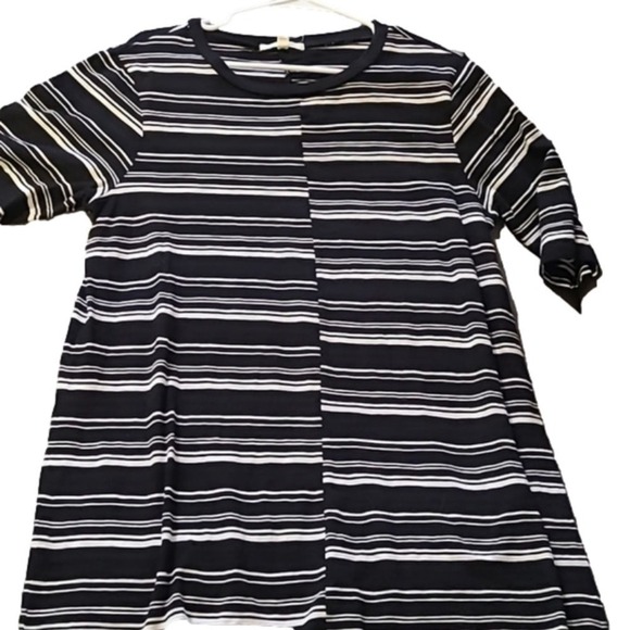 Vans Dresses & Skirts - Vans Black and White striped t-shirt dress